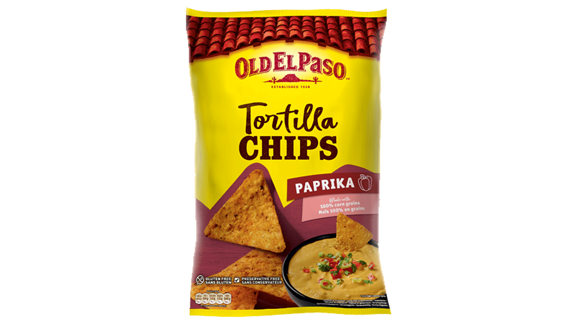 Tortilla chips paprika